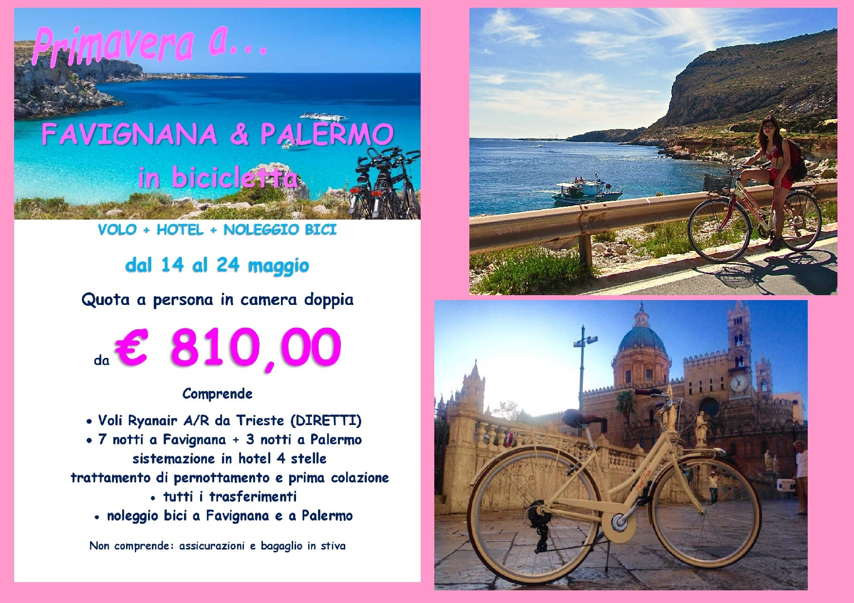 FAVIGNANA E PALERMO IN BICI